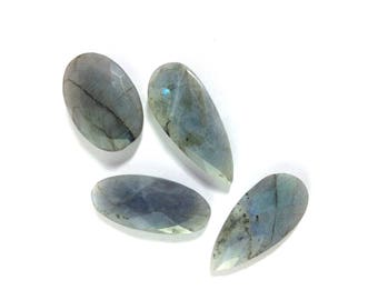 Labradorite faceted gemstone 27 to 36mm