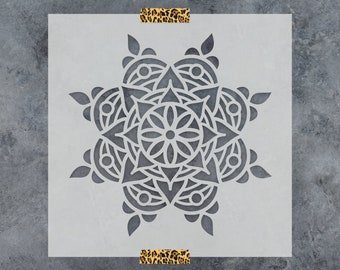 Rangoli Stencil - Reusable DIY Craft Stencils of a Rangoli Pattern