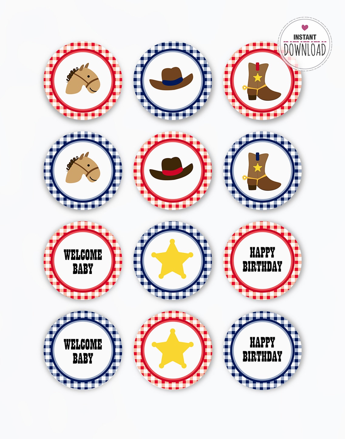 Rodeo Cake Topper Kit Rodeo Cake Topper Kit