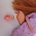 Vintage original baby for happy family's barbie midge pregnant doll. Barbie baby doll. Girl baby