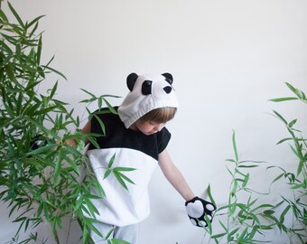 Panda Costume, Banda Bear Halloween Costume, Party Costume, For Boys or Girls, Toddler Costume