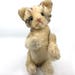 Vintage Steiff Germany Kitty Cat Jointed Tabby Mohair Plush 22 cm 9 inches 1950s ID Button Glass Eyes Swivel Head