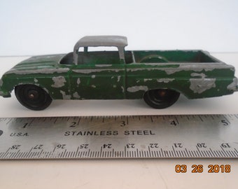 Tootsietoy, 1960 Chevrolet El Camino, Green. Made in Chicago USA in 1961.