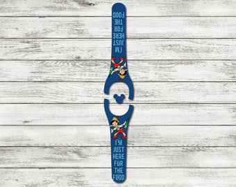 I'm Just Here For The Food Magic Band 1.0 or 2.0 Decal | RTS Ready To Ship | Drinking Around The World Decal | Wine & Food Festival Decal