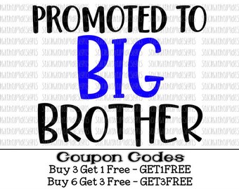 Promoted To Big Brother Svg Big Brother Svg Big Bro svg PNG Files Boy Svg Files For Silhouette Cameo Svg Files for Cricut Svg Cut Files