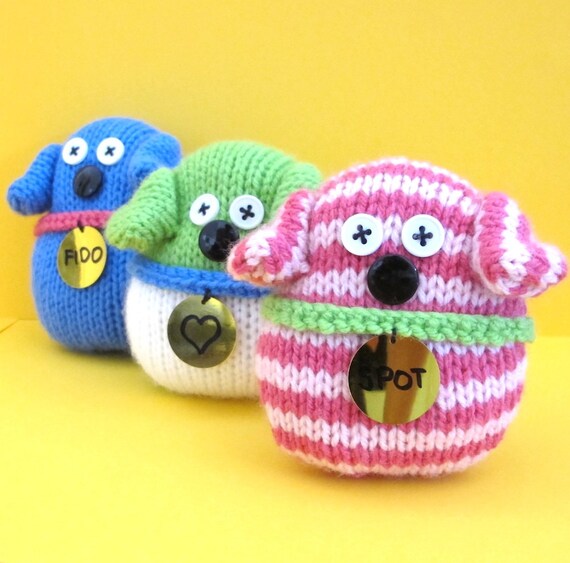 Download Quick and Easy Dogs INSTANT DOWNLOAD PDF Knitting Pattern