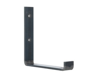 Heavy Duty Shelf Bracket, Iron Shelf Brackets, J Bracket, Metal Shelf Bracket, Industrial Shelf Bracket, Modern Shelf Bracket