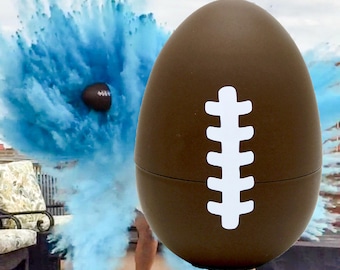 6" FOOTBALLS Gender Reveal Football with 8x Powder!!!! Ships Same Day!