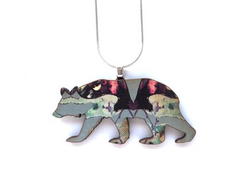 Bear Necklace - Cute Necklace - Gift For Bear Lover - Bear Jewellery - Bear Pendant - Animal Necklace - Quirky Necklace