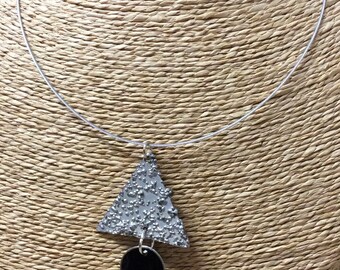 Stainless steel cable necklace