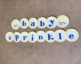 Baby Sprinkle Banner, Baby Shower Banner