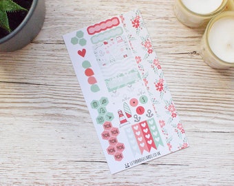 Nautical Personal Weekly Kit; Vinyl; Mini Kit; Functional Stickers; Personal Filofax; Medium Kikki K; Summer Kit; Planner Stickers