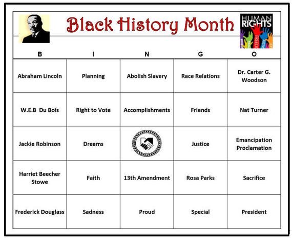 Black History Month Bingo Game 30 Cards Educational Black History Month Bingo Game 30 Cards Educational