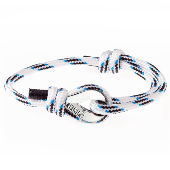 NAUTICAL BRACELET for HIM - Mens cord bracelet, mens paracord bracelet, womens cord bracelet, womens paracord bracelet, nautical jewelry