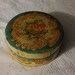 Vintage Papier Mache Coasters Pink Roses Japan Tea Time Boxed Set of Six