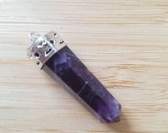 Amethyst pendant | Etsy