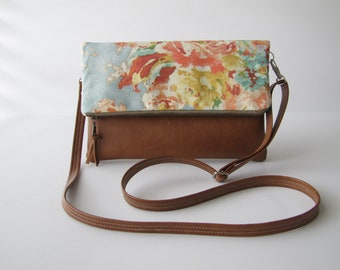 Fold Over Crossbody Bag, Foldover Bag with Adjustable Strap, Vegan Crossbody Purse, Fold Over Clutch with Crossbody Strap, Mothers Day Gift