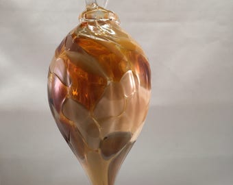Hand Blown Tapered Christmas Ornament