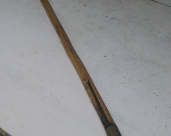 Wood cane or walking stick