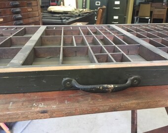Hamilton MFG Co. Letterpress Typeset Drawer 'A' USPS