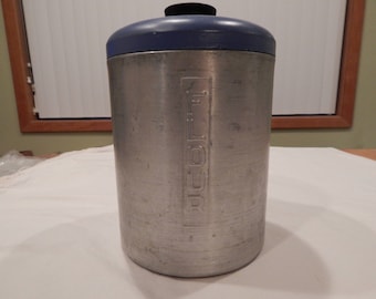 Spun Aluminum Flour Canister