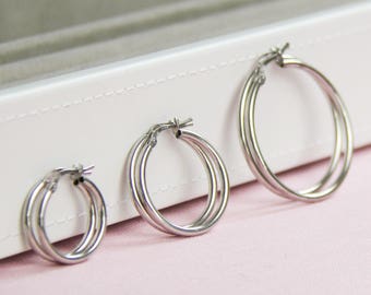 Everyday Sterling Silver Hoop Earrings
