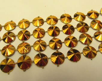 Metallic Gold Designer Braid/Gimp/Trim Craft/Haberdashery -xg1404