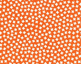 Rhoda Ruth by Elizabeth Hartman for Robert Kaufman Fabrics - 1/2 yard cut - # AZH 15454-8 Orange