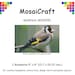 MosaiCraft Pixel Craft Mosaic Art Kit 'Goldfinch' (Like Mini Mosaic and Paint by Numbers)