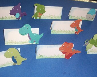 Dinosaur Place/food card - Set of 6