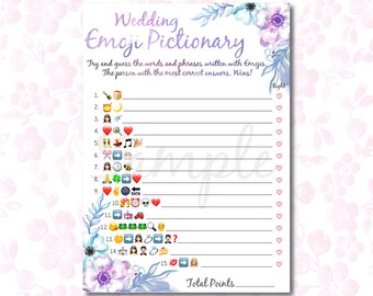 Printable emoji game | Etsy