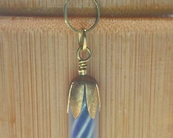 Beach glass pendant summer necklace