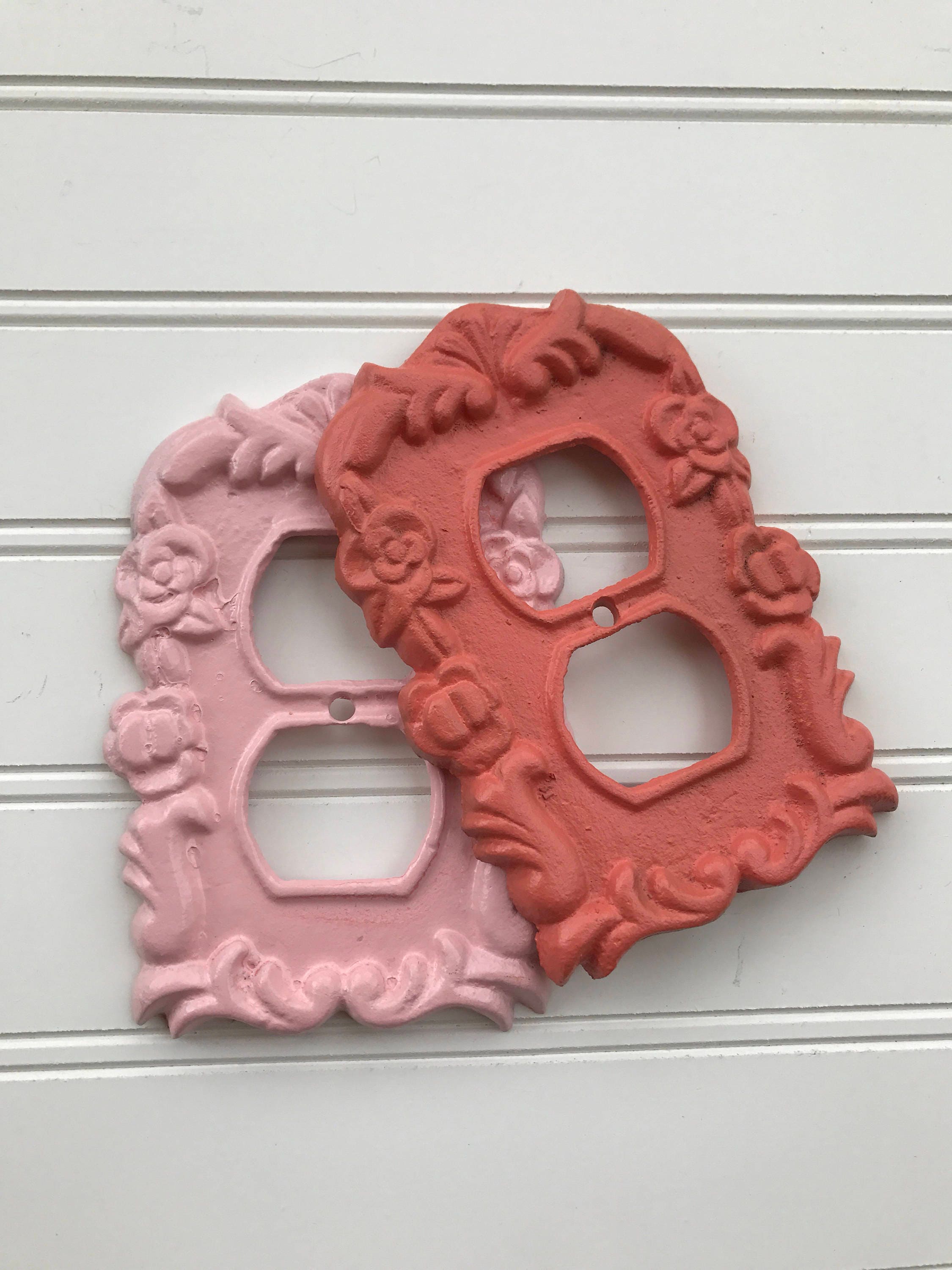 Plug Cover/Outlet Cover/White Shabby Chic/Outlet Cover/Plug