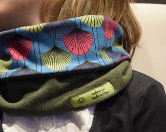 reversible snood (58 cm) mesh khaki/palms oil
