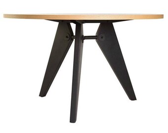 Gueridon table by Jean Prouve - Replica modern French design furniture - Imported