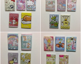 Sanrio/Disney Mini Envelopes
