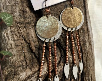 Magic Moon Dangly Earrings
