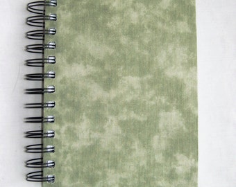Sea-Green Motely Fabric Notebook
