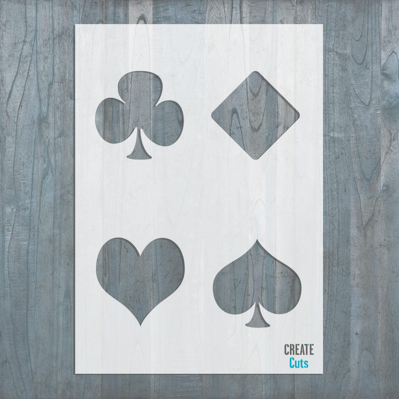 Poker table stencils designs