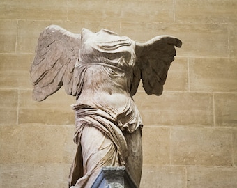 Fine Art Photography, Winged Victory of Samothrace, Paris, Louvre, FREE SHIPPING