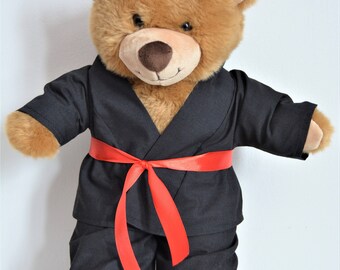 teddy bear karate outfit