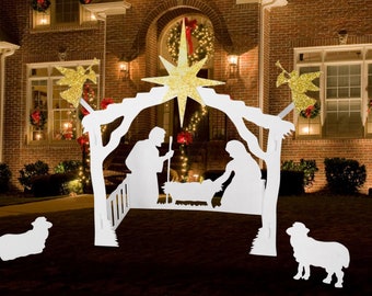 Outdoor Nativity Set ( large)