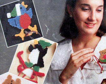Eyeglass Holders, Annie's Attic Plastic Canvas Patterns to Make Eyeglass Holder Pins, Annie's Attic 87E44