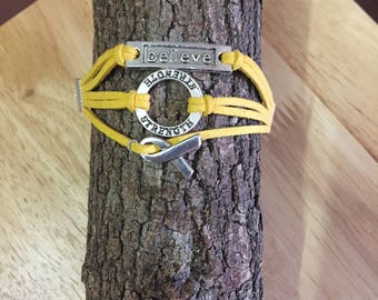 Childhood Cancer Awareness Bracelet