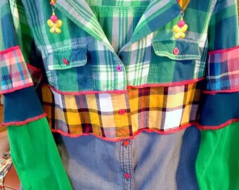 You'll Never Be Sad in Denim and Plaid!