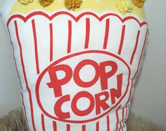 Screen printed popcorn cushion