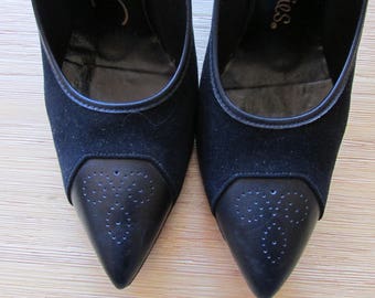 Tweedies Woman Leather Heels Black Size 4