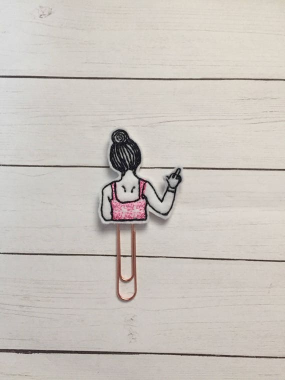Salty Girl Clip/Planner Clip/Bookmark. Don't Care Planner Clip. Mature Planner Clip
