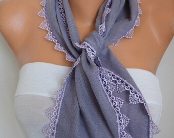 Pale Lilac Pashmina Scarf Soft Shawl Teacher Gift Cowl Cotton Scarf,Bridesmaid Gift Ideas For Her Women Fashion Accessories Scarves