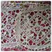 2 Antique Lace Doily Applique Collectible Haberdashery Small Off White French Cotton Lace Hand Crocheted #sophieladydeparis